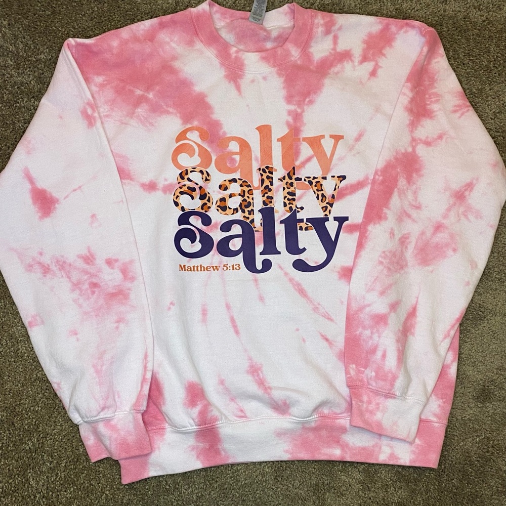 Tie dye, faith-based, sweatshirt